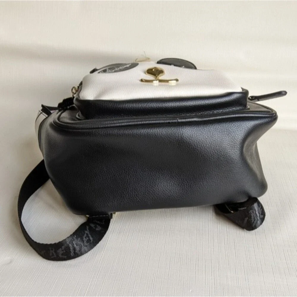 Luv Betsey by Betsey Johnson Bag Unicorn Backpack Black Black & White Style